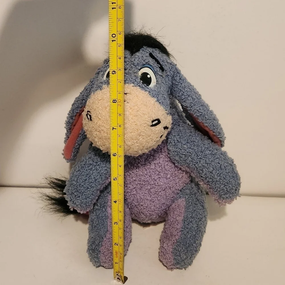 10” Vintage Mattel Disney Eeyore Winnie the Pooh Plush Nonfunctional Voice Box